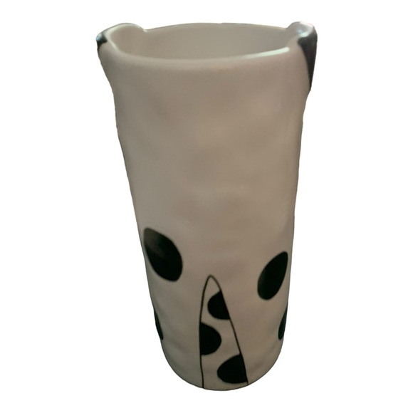 Discontinued IKEA FATALIG FÅTALIG Dog Puppy Bud Vase Black White Minimalism - Picture 4 of 4